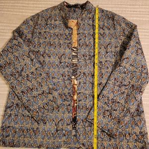 BEAUTIFUL MULTI COLORED REVERSIBLE JACKET EXCELLENT CONDITION